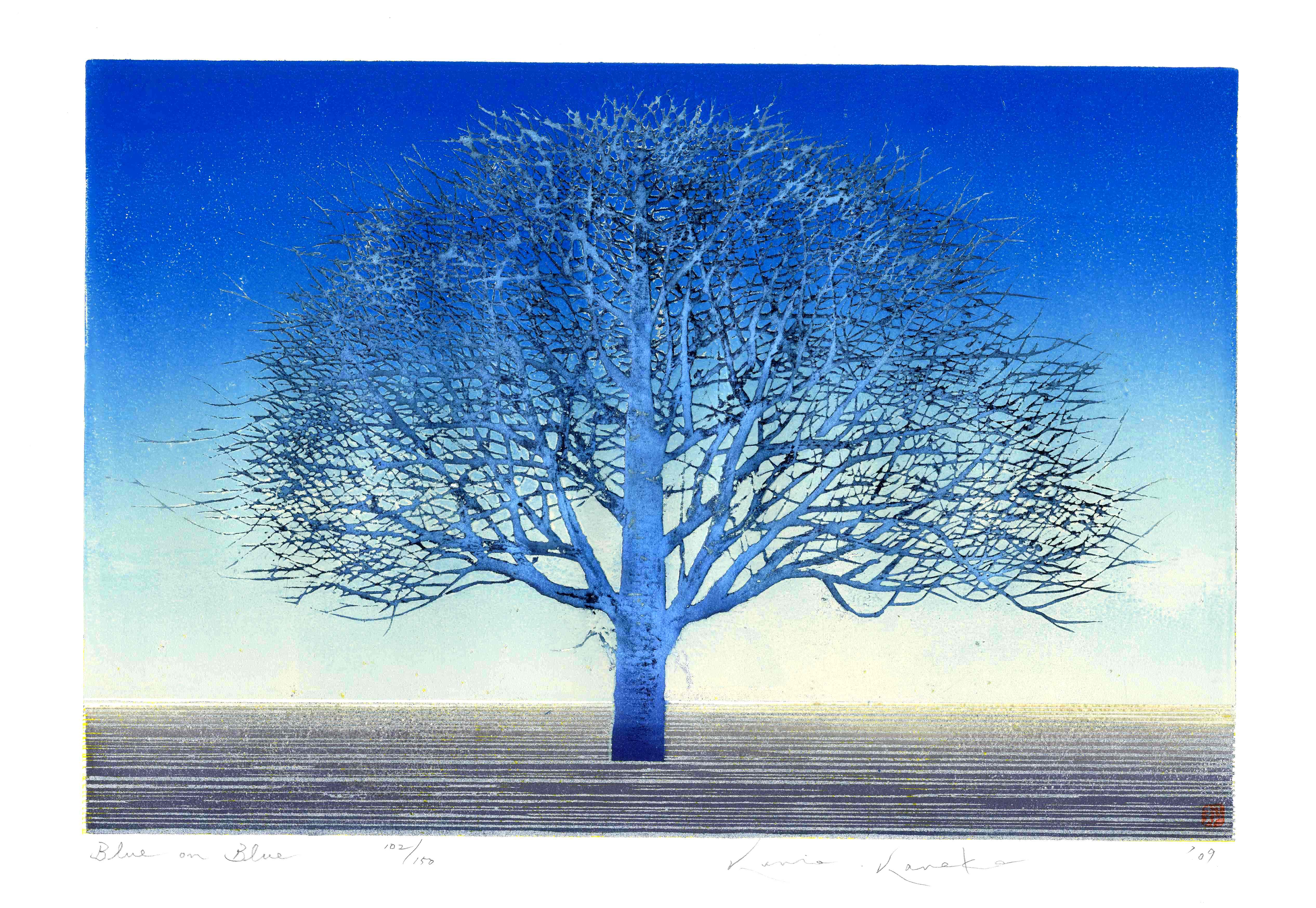 Kunio Kaneko Prints with Gold & Silver