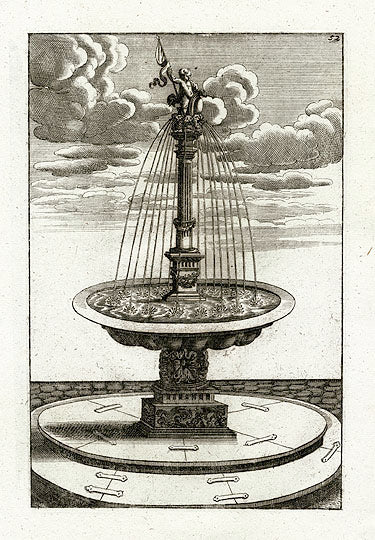 Original antique black and white engraving — architectural and botanical prints from Panteek featuring works by Blossfeldt and Perrier