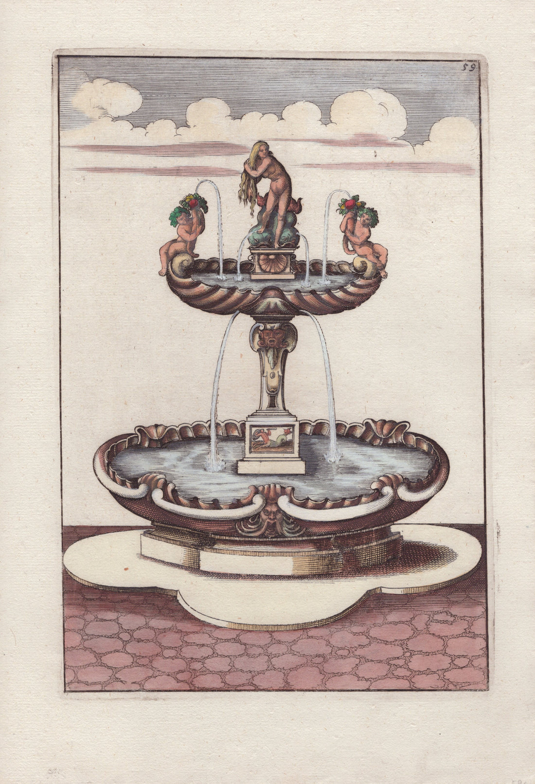Bockler 1664 Fountain Engravings