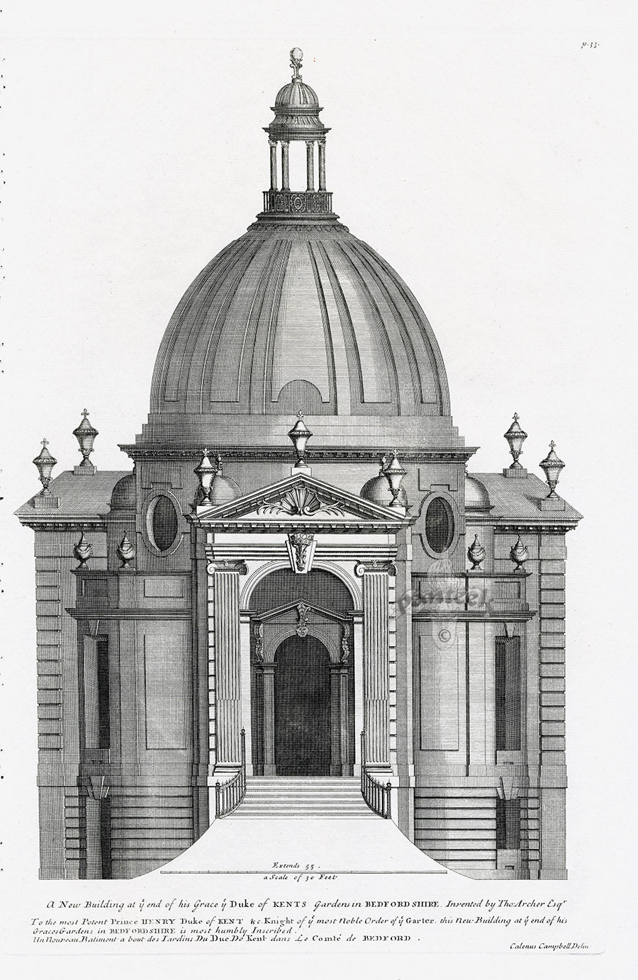 Architecture Stately Homes Vitruvius Britannicus Duke of Kents 1715