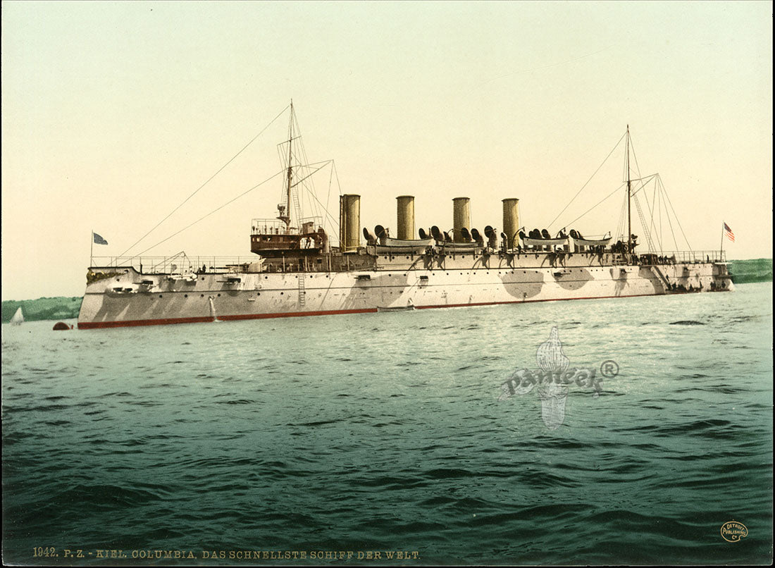 Detroit Photographic Co Prints 1898 Kiel. Columbia