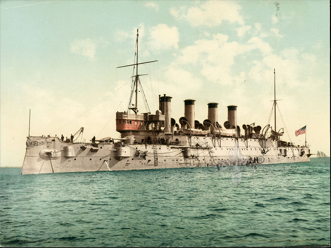 Detroit Photographic Co Prints 1898 U.S.S. Columbia 53270