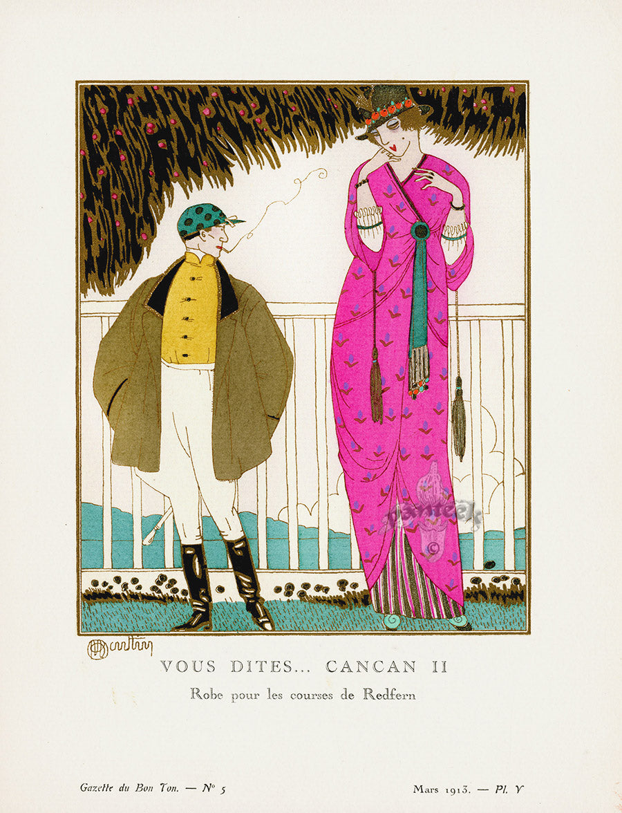Gazette du Bon Ton 1912 Prints Cous Dites, Martin, Redfern