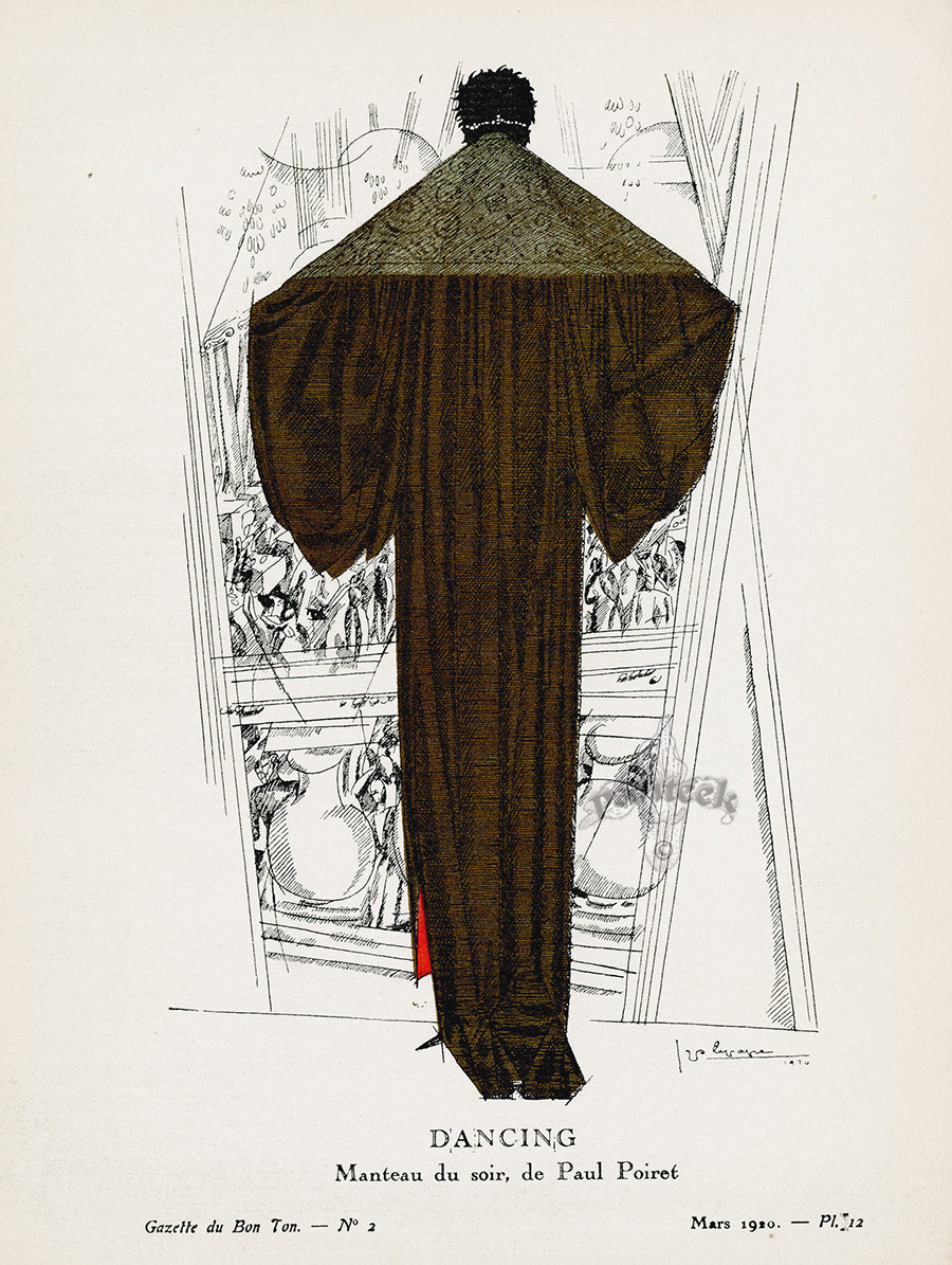 Gazette du Bon Ton 1912 Prints Dancing, G. Lepape