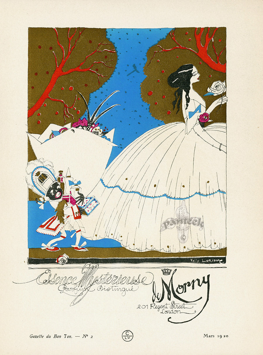 Gazette du Bon Ton 1912 Prints Essence, Morioux