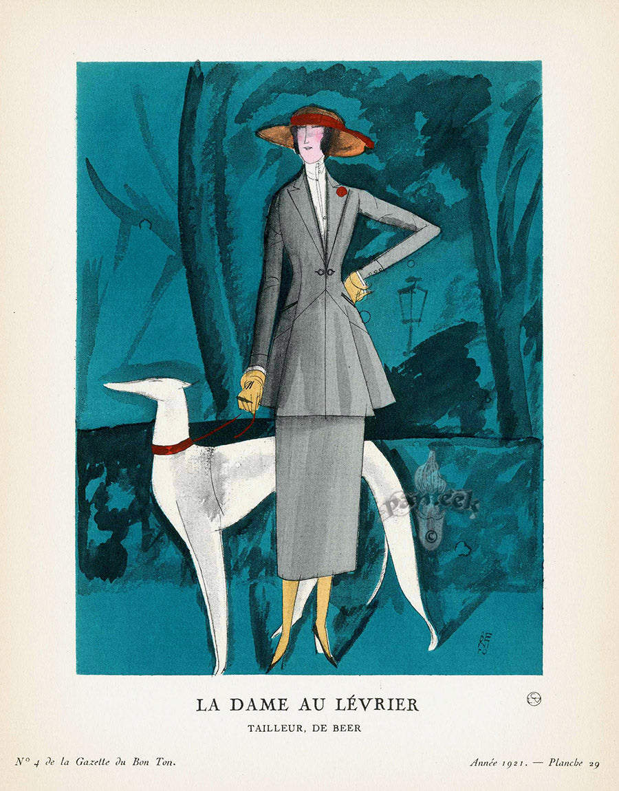 Gazette du Bon Ton 1912 Prints La Dame, Benito