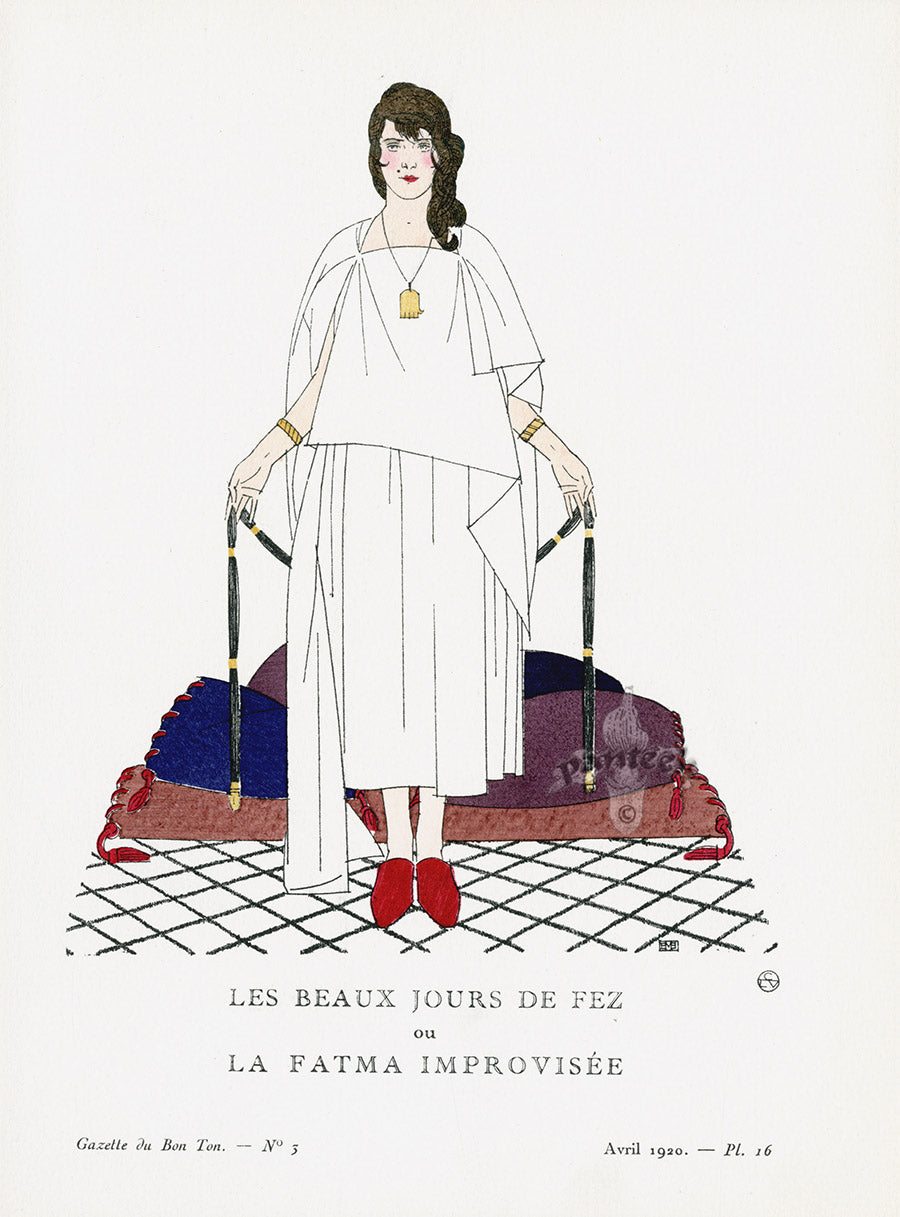 Gazette du Bon Ton 1912 Prints Les Beaux, Boutet de Monvel