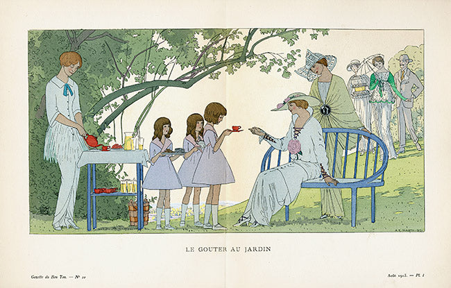 Gazette du Bon Ton 1912 Prints Les Trois, LePape