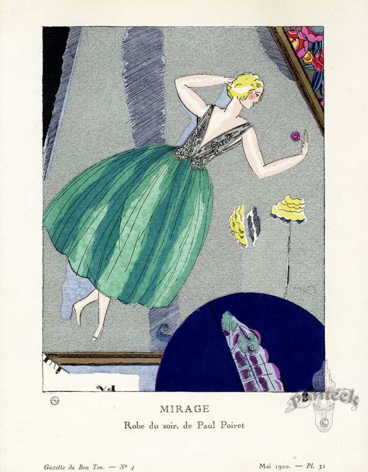 Gazette du Bon Ton 1912 Prints Mirager, Simon