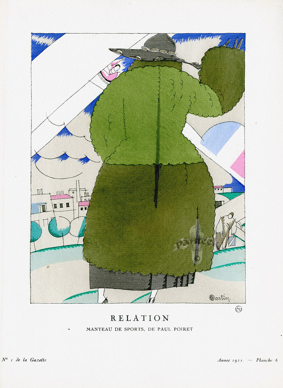 Gazette du Bon Ton 1912 Prints Relation, Martin