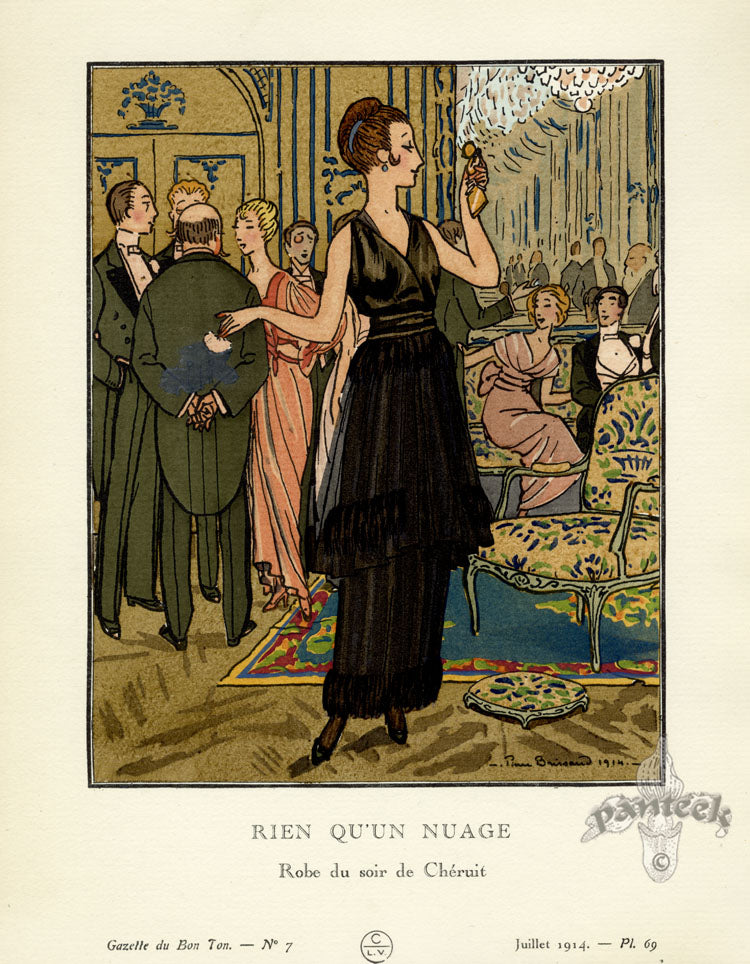 Gazette du Bon Ton 1912 Prints Rien, Brissaud