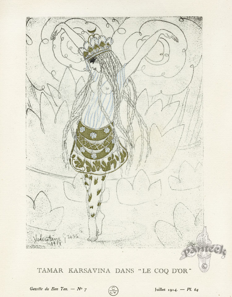 Gazette du Bon Ton 1912 Prints Tamar, Gross