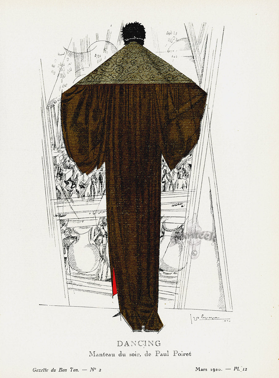 Gazette du Bon Ton 1920 Prints Dancing by Georges Lepape