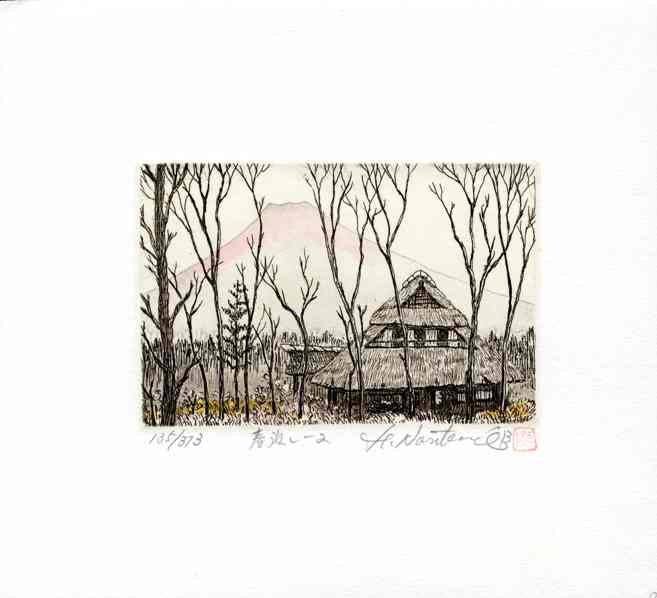 Hiroto Norikane Spring is Just Around the Corner - Panteek Antique Prints