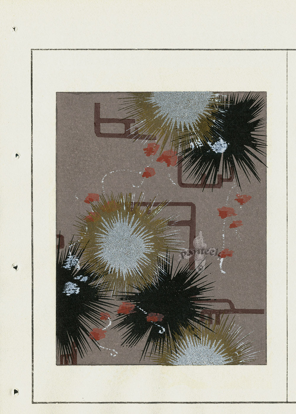 Shin-Bijutsukai Magazine Silver Florals