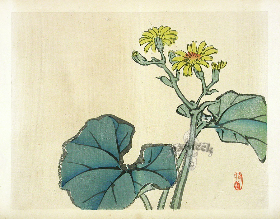 Bairei Flower and Bird Prints 1883