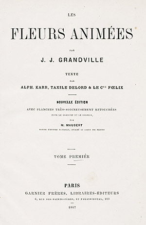 Grandville Fleurs Animees Prints 1867