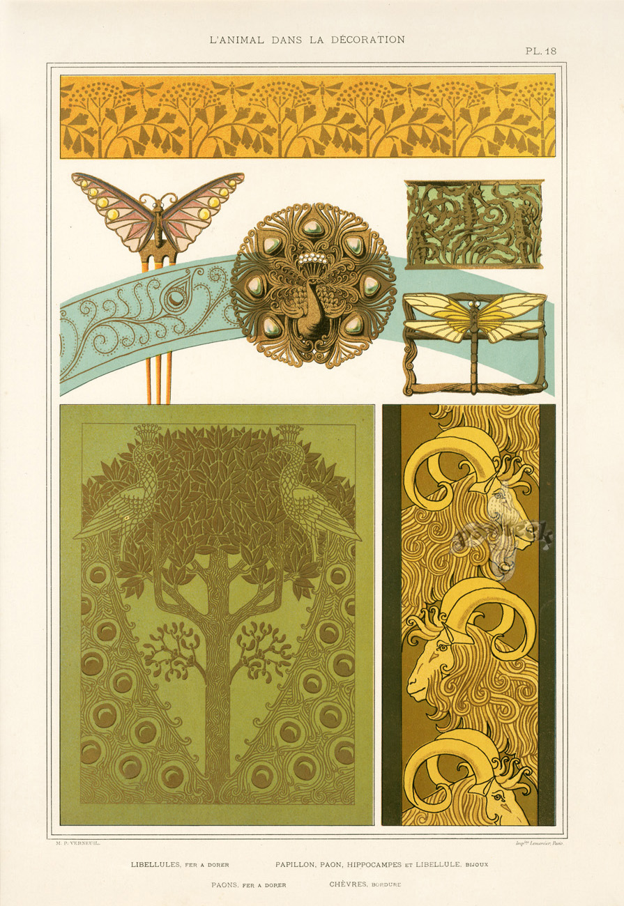 M P Verneuil L'Animal dans la Decoration Grasset 1897