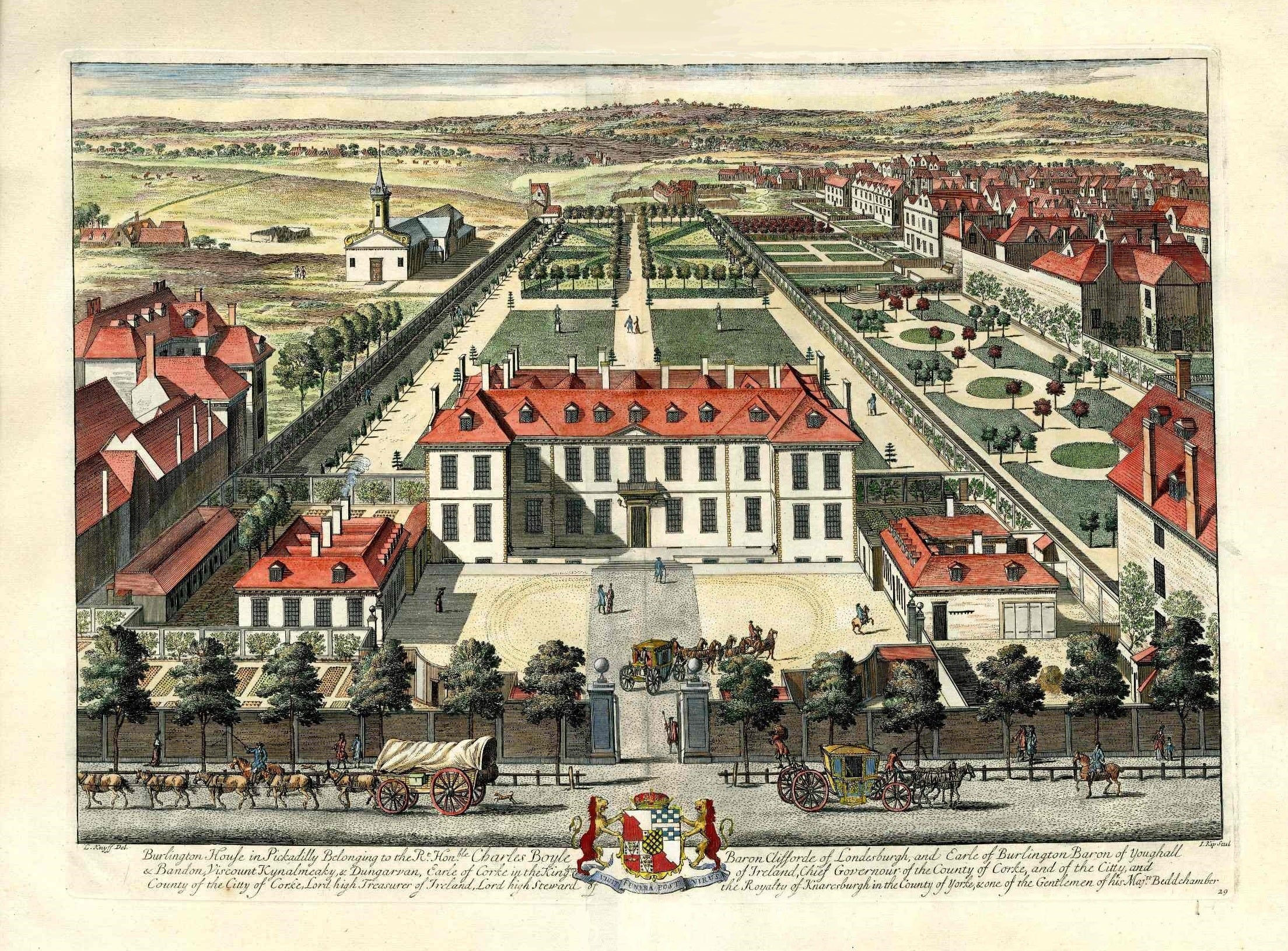 Johannes Kip Britannia Illustrata Sequel 1708