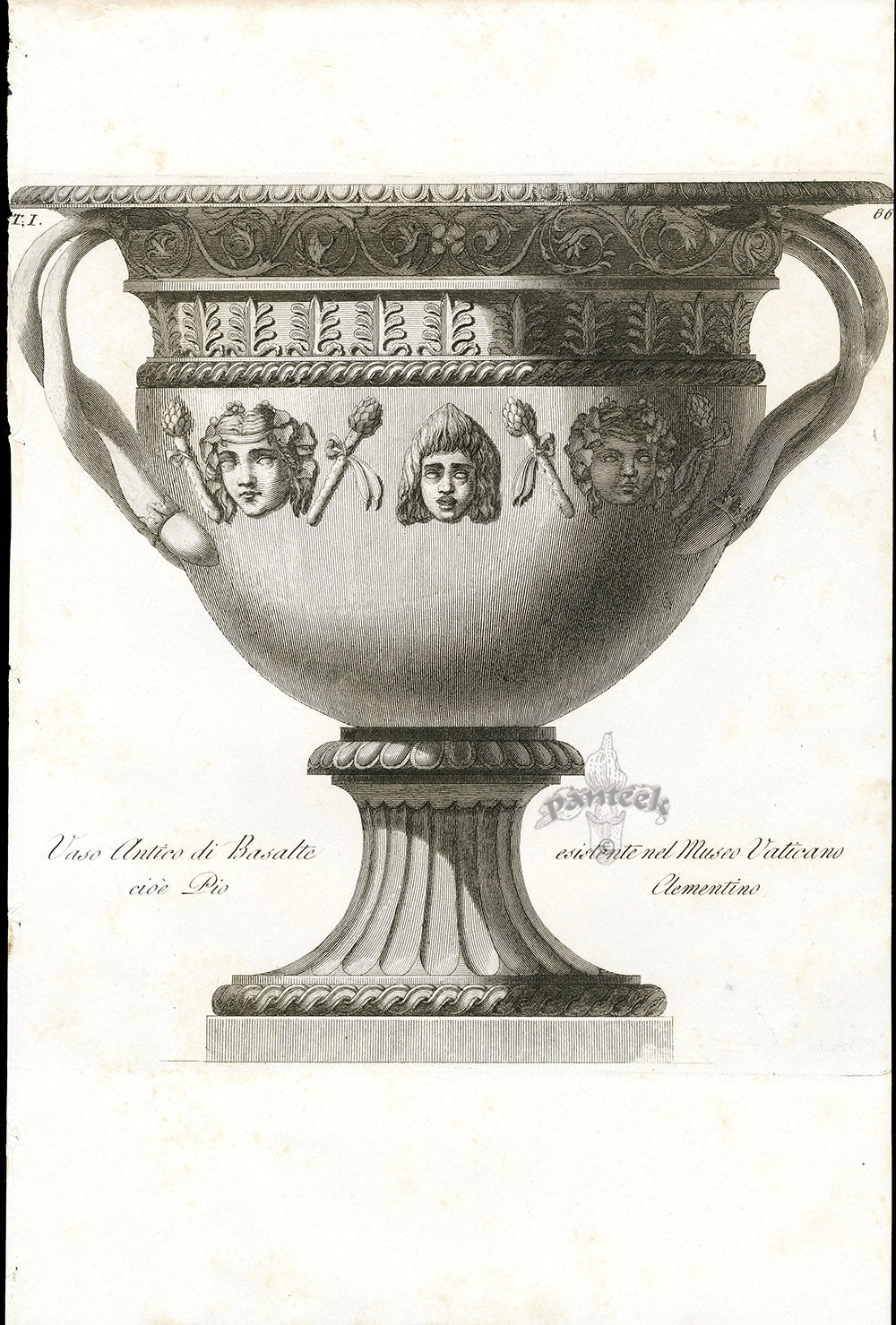 Antonini Vases Original Antique Engravings 1821