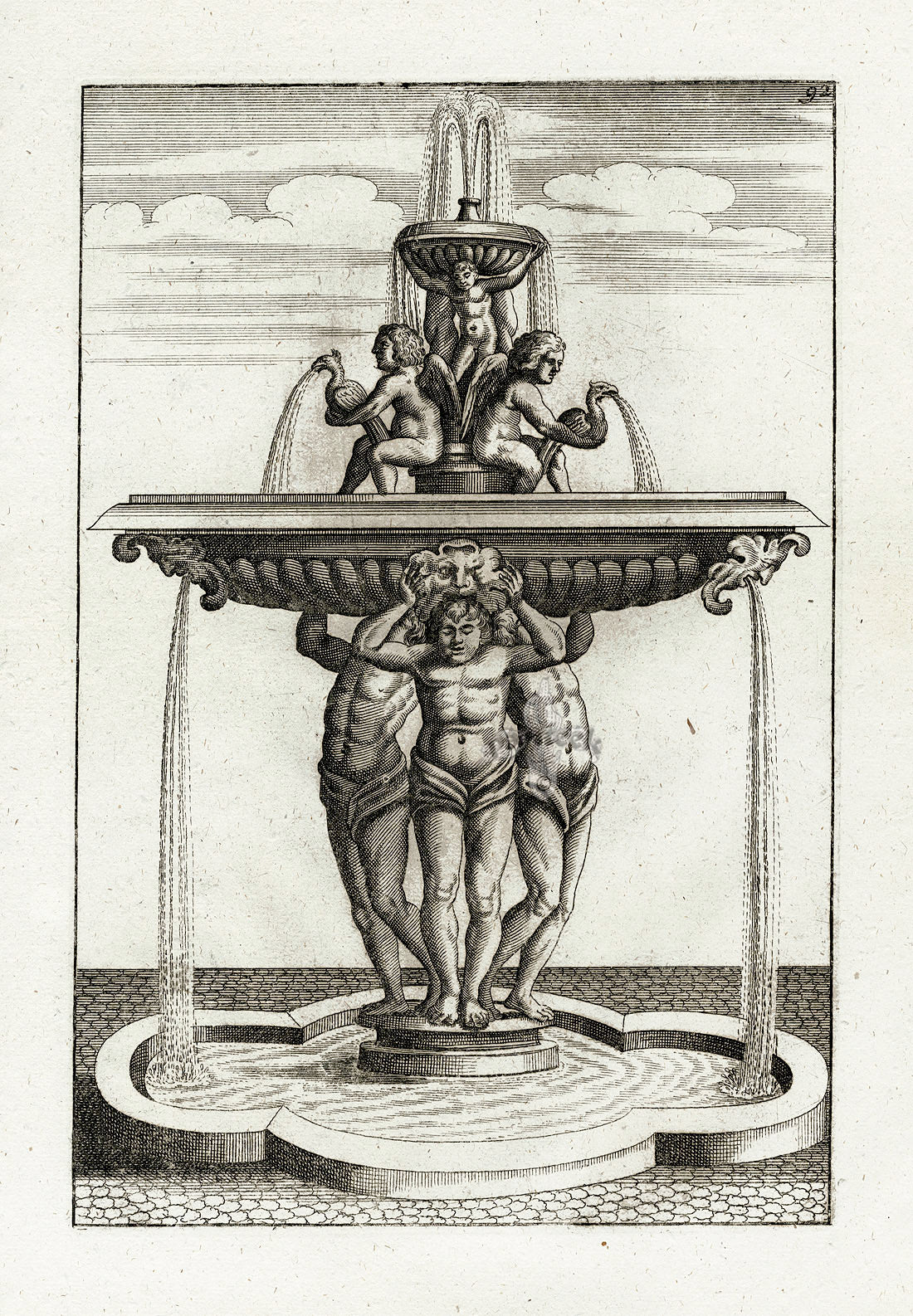 Bockler 1664 Fountain Engravings