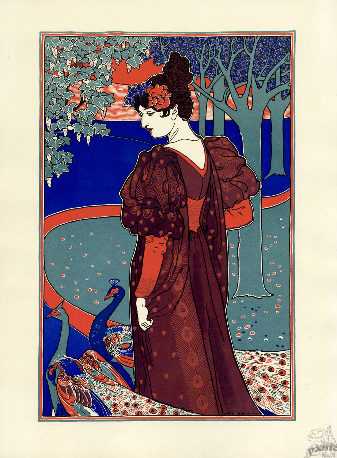 L'Estampe Moderne Art Nouveau Antique Prints 1897