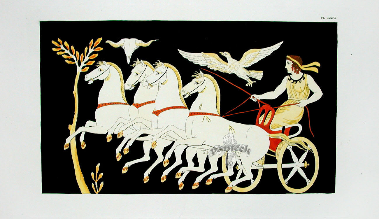 Millin Mythology Original Prints 1808 Peintures de Vases