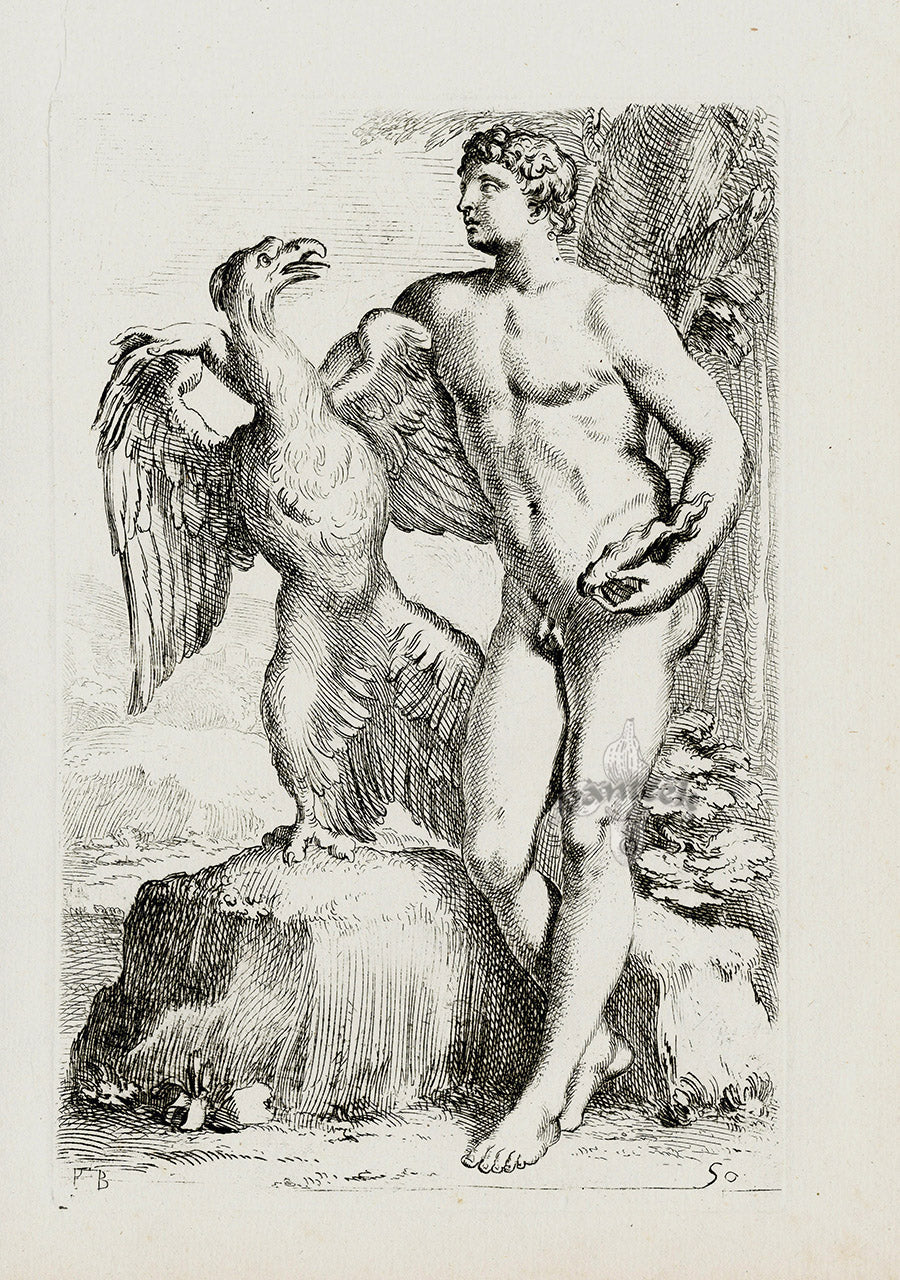 Francois Perrier Original Etchings Roman Statues, Mythology 1638