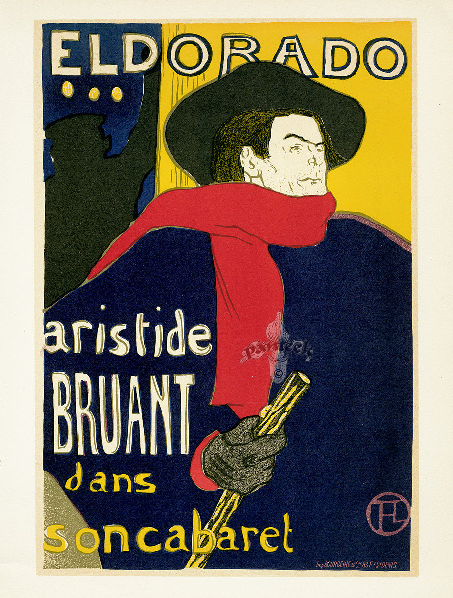 Toulouse Lautrec Posters Sauret Edition Lithograph 1950