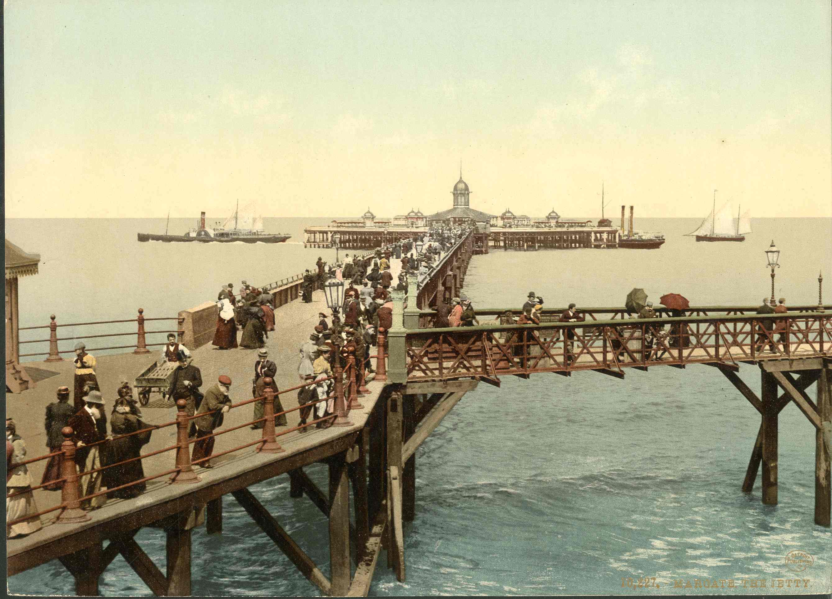 Detroit Photographic Co Prints 1898 Margate Jetty