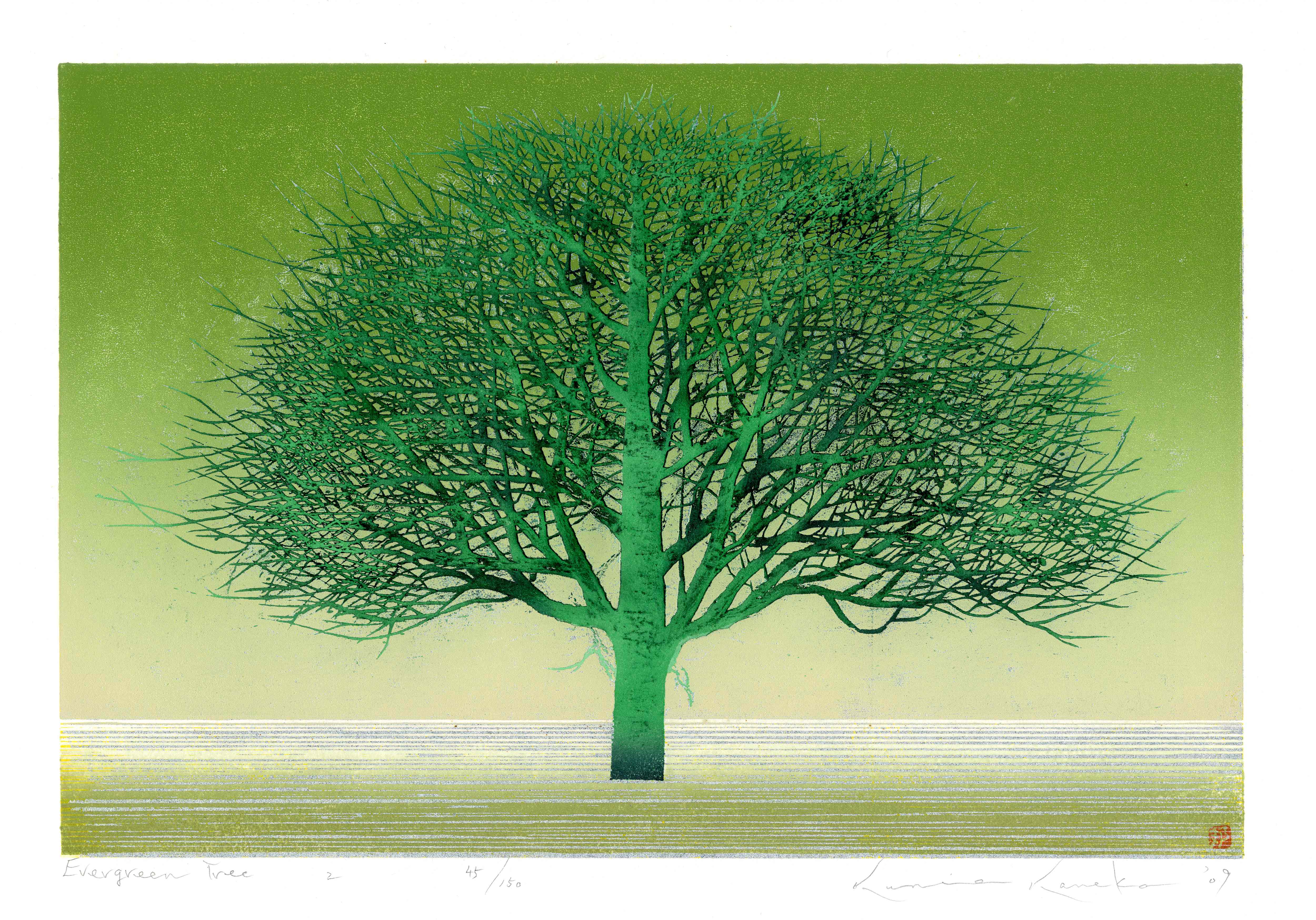 Kunio Kaneko Evergreen Tree 2009
