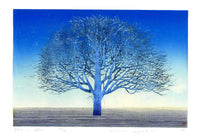 Kunio Kaneko Blue on Blue 2009 Tree 2009 - Panteek Antique Prints