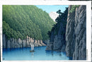 Toro Gorge, Kishu, Original Woodblock Print by Kawase Hasui