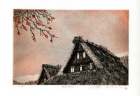 Hiroto Norikane First Snow Suganuma Woodblock Print - Panteek Antique Prints