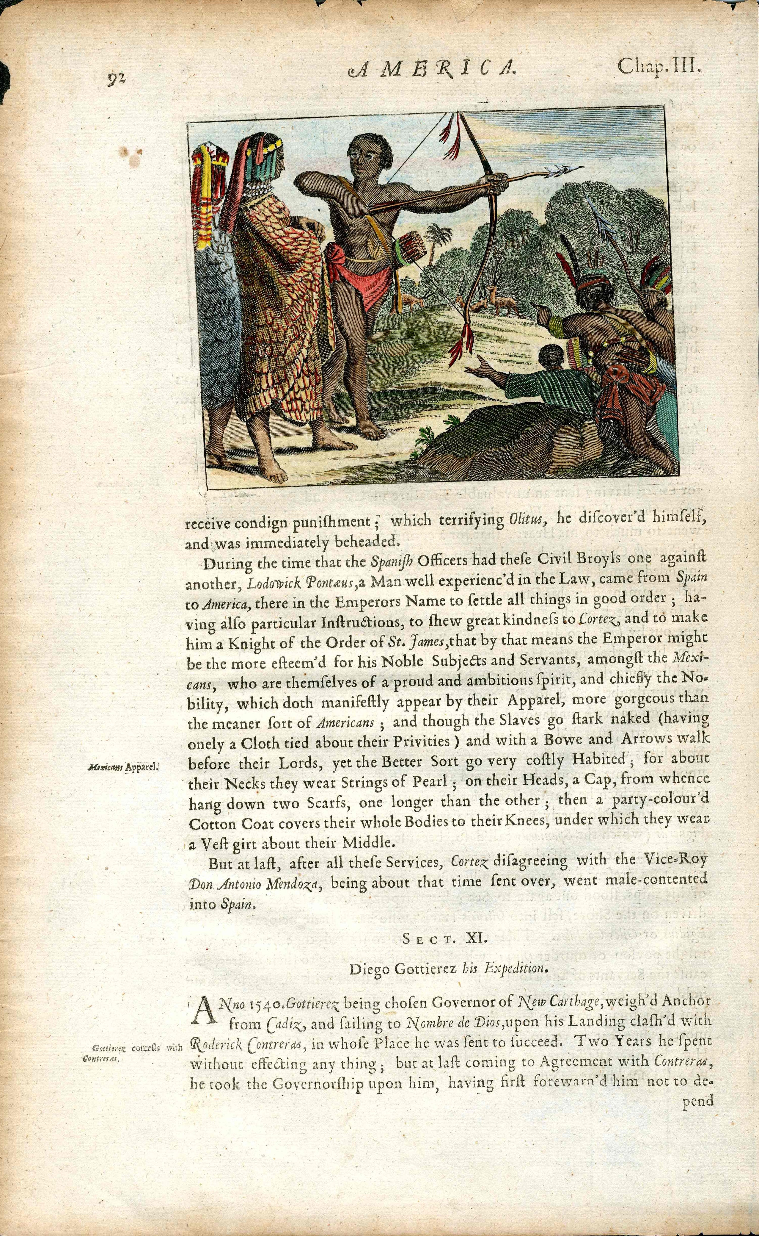John Ogilby 1st Edition New World of America 1671 Cortes,Mexico