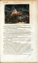 John Ogilby America 1671 Conquistador Villagra Battles Aztec - Panteek Antique Prints