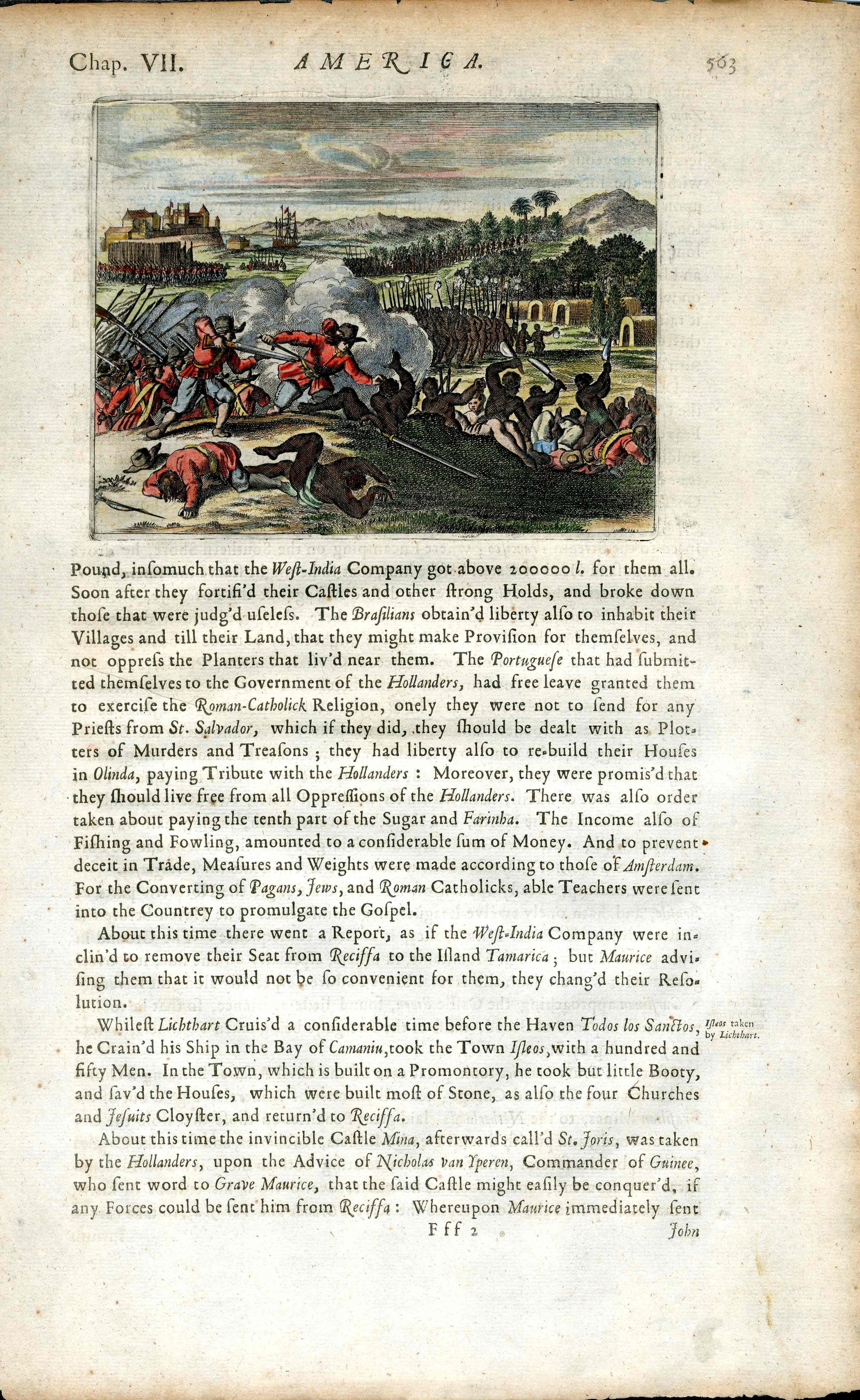 John Ogilby America 1671 Great Aztec Temple Montezuma