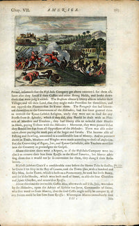 John Ogilby America 1671 Dutch Admiral Seizes Isleos,Bay Camanui - Panteek Antique Prints