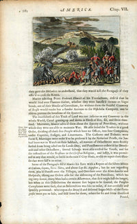 John Ogilby America 1671 Morris Brazil Governor Conquers Povacon - Panteek Antique Prints