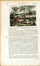 John Ogilby America 1671 Brother of Montezuma Taken at Chalco Mexico - Panteek Antique Prints