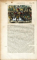 John Ogilby America 1671 Brazilian Tapuian Dance - Panteek Antique Prints