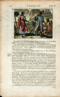 John Ogilby America 1671 Indigenous People of Chile - Panteek Antique Prints