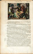 John Ogilby America 1671  Aztec Chief Wall of Skulls - Panteek Antique Prints