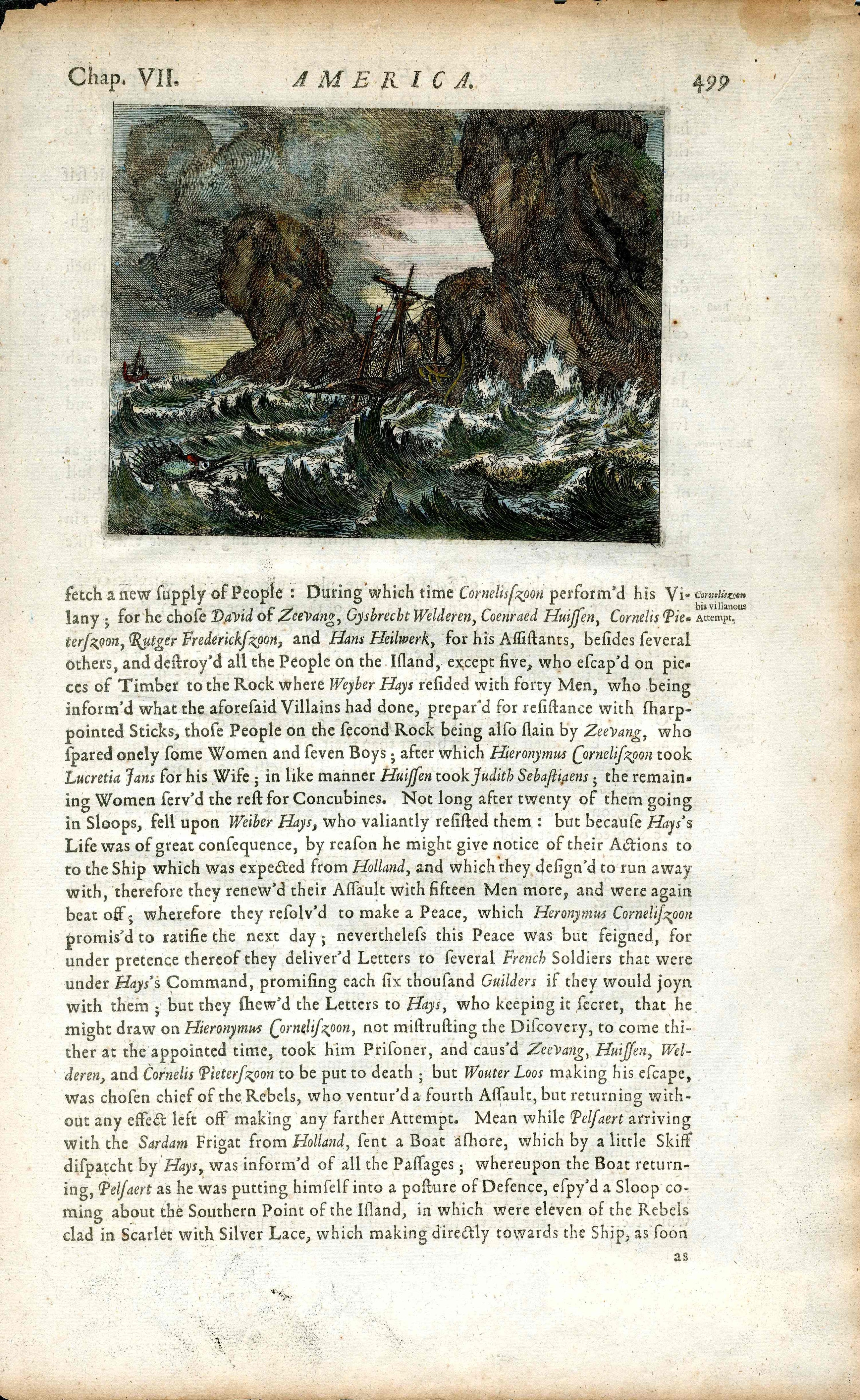 John Ogilby America 1671 Dutch Boat Batavia Shipwreck West Australia