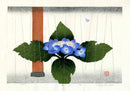 Kazuyuki Ohtsu Hydrangea Flower in Rain OHT555 - Panteek Antique Prints