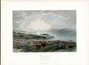 Picturesque American 1872 View Golden Gate California Before Bridge Original Print