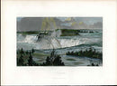 Picturesque American 1872 View Niagara Falls Original Print