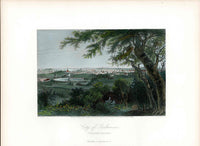 Picturesque American 1872 View City of Baltimore Original Print
