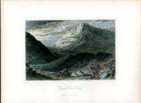 Picturesque American 1872 View Cumberland Gap Original Print