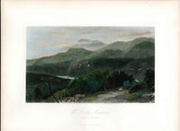 Picturesque American 1872 Smokey Mountains Original Print